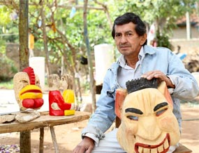 artisans paraguayens, masque paraguayen